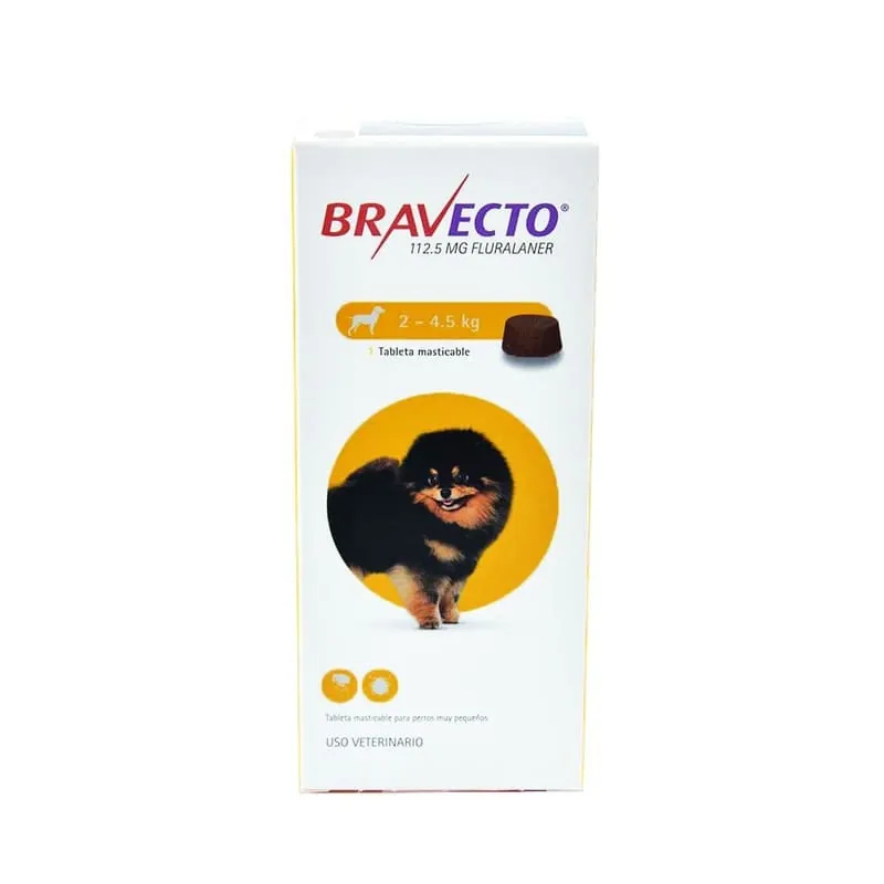 Bravecto 12 Semanas - Perros De 2 Hasta 4,5 Kg