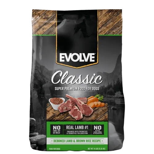 Evolve - Deboned Lamb & Brown Rice Recipe Dog Adult