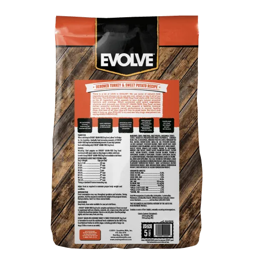 Evolve - Devoned Turkey & Sweet Potato Recipe Dog