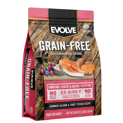 Evolve - Salmon & Sweet Potato Recipe Dog