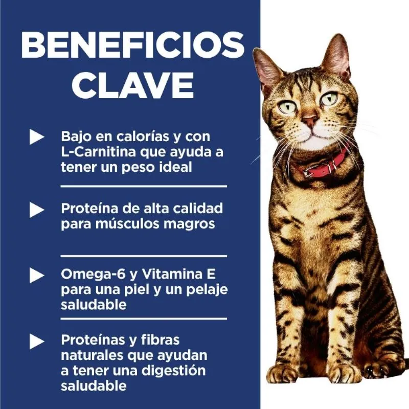 Hills Sd- Light Alimento Saludable Gato Adulto Sabor Pollo