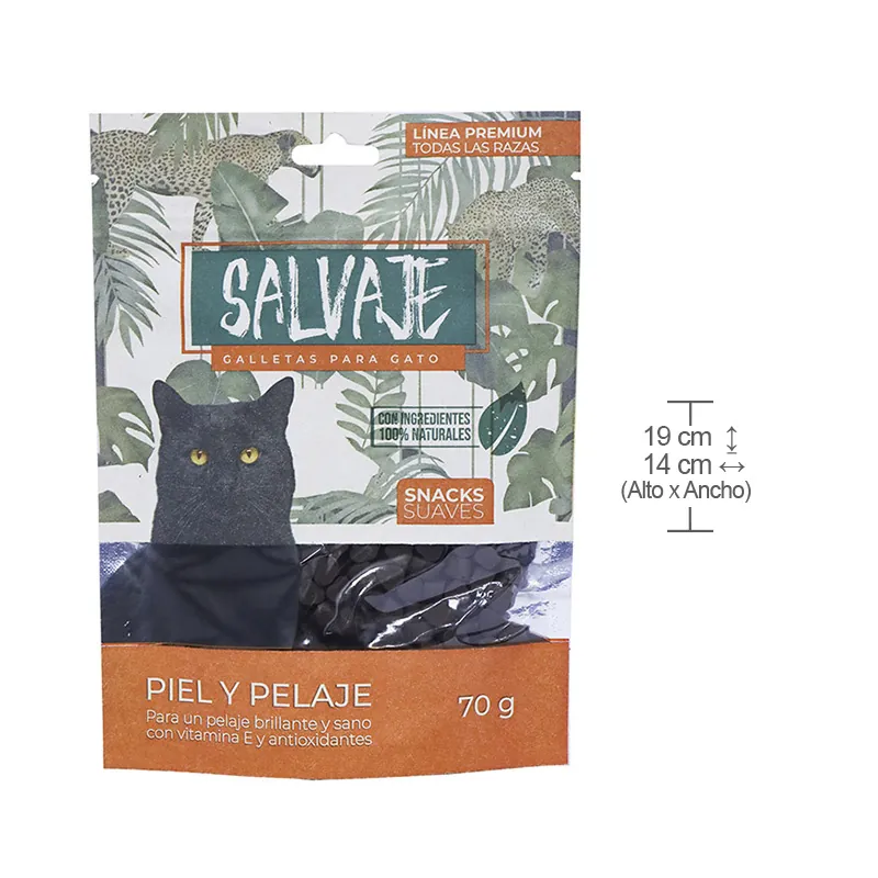Salvaje - Galletas para Gato Piel y Pelaje