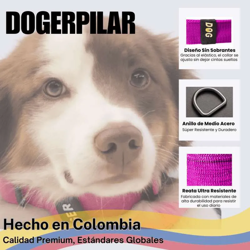 Dogerpilar - Collar Fucsia