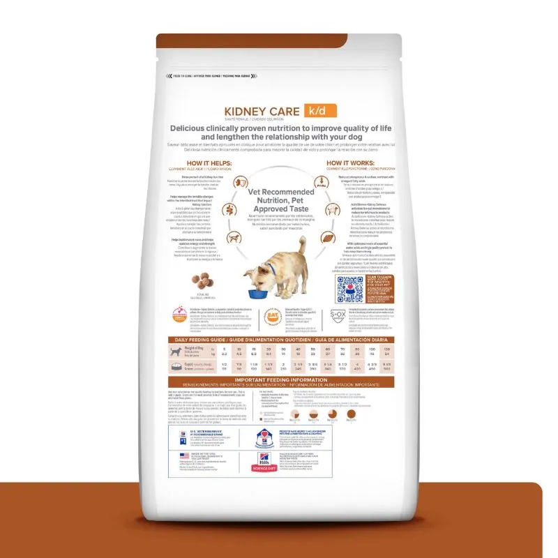 Hills Pd - K/D Alimento Saludable Para Perro Cuidado Renal Sabor Pollo