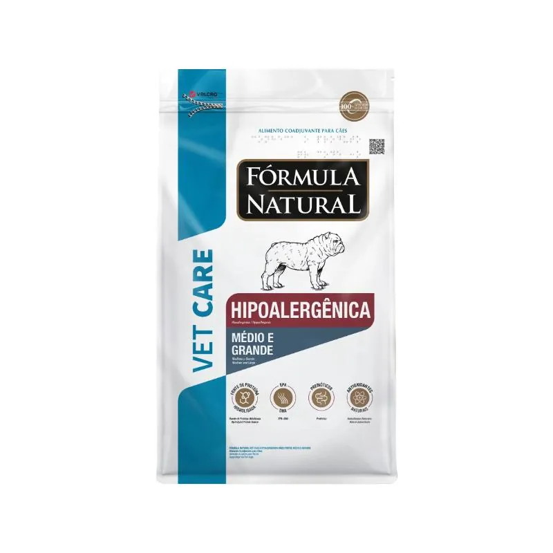 Formúla Natural - Vet Care Hipoalergénica Caes Mediano Y Grande