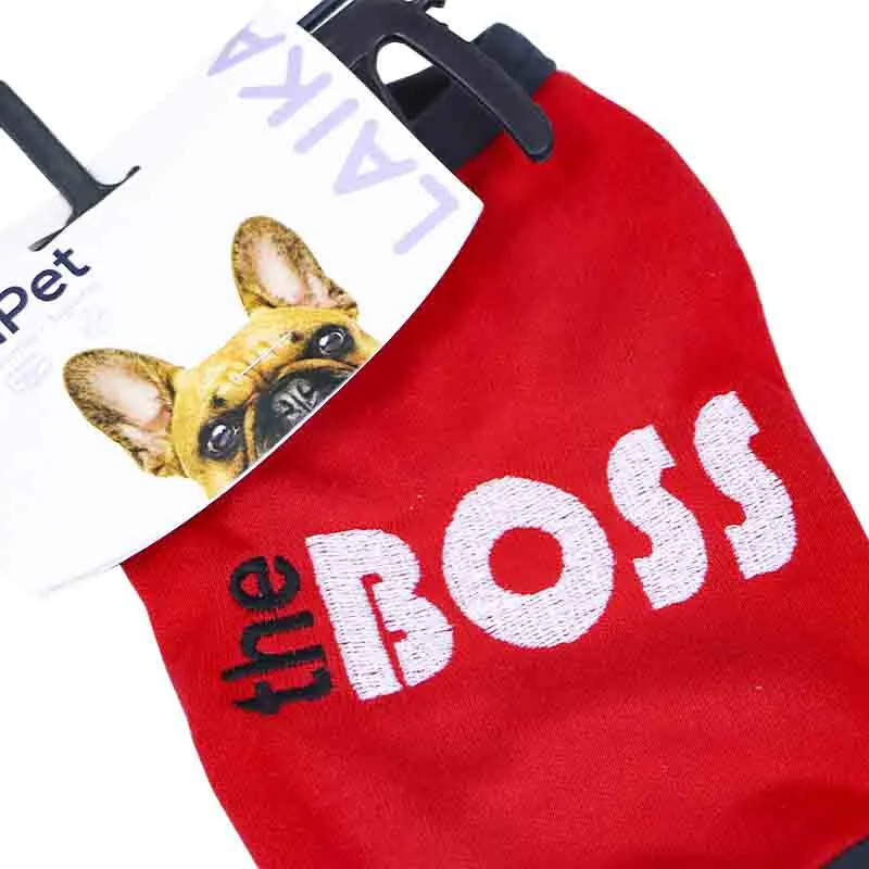 Paw Day - Esqueleto Bordado Boss Rojo