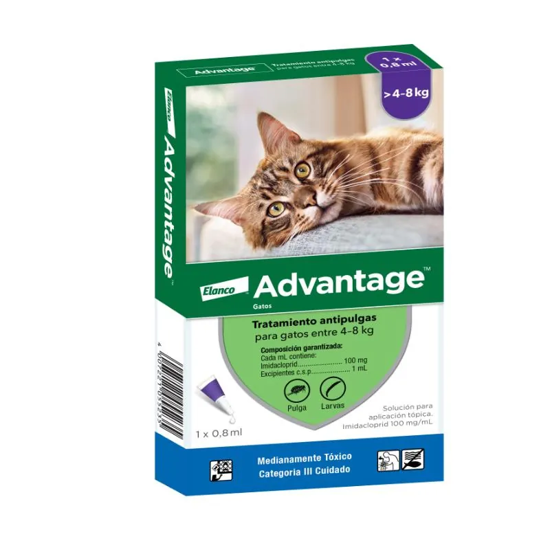 Advantage - Tratamiento Antipulgas Para Gatos