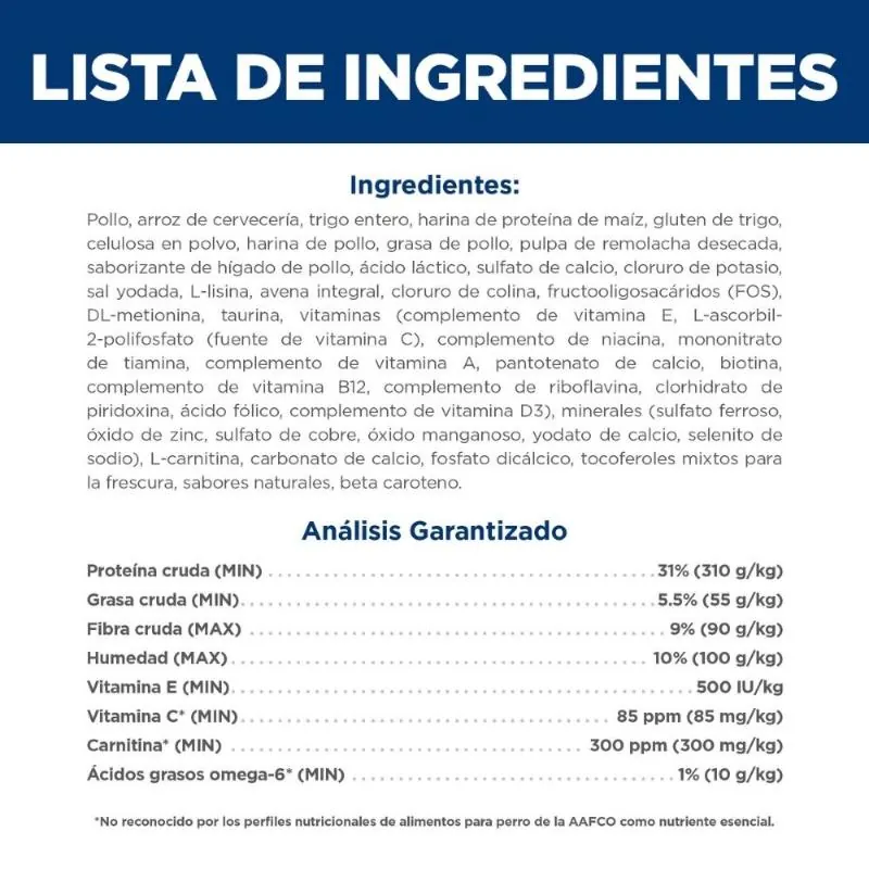Hills Sd- Light Alimento Saludable Gato Adulto Sabor Pollo