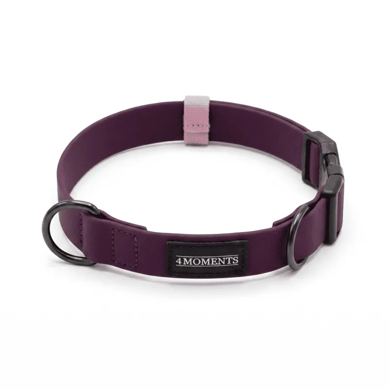 4 Moments - Collar Pvc Morado - Rosado Bebe