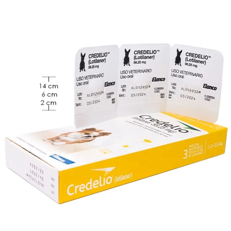 Credelio - Perros de 1,3 - 2,25 kg