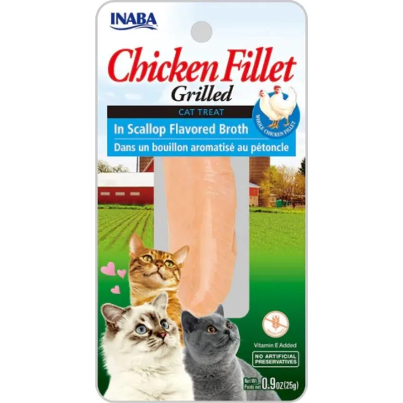 Churu - Inaba Cat Chicken Fillet Grilled In Scallop Flavored Broth