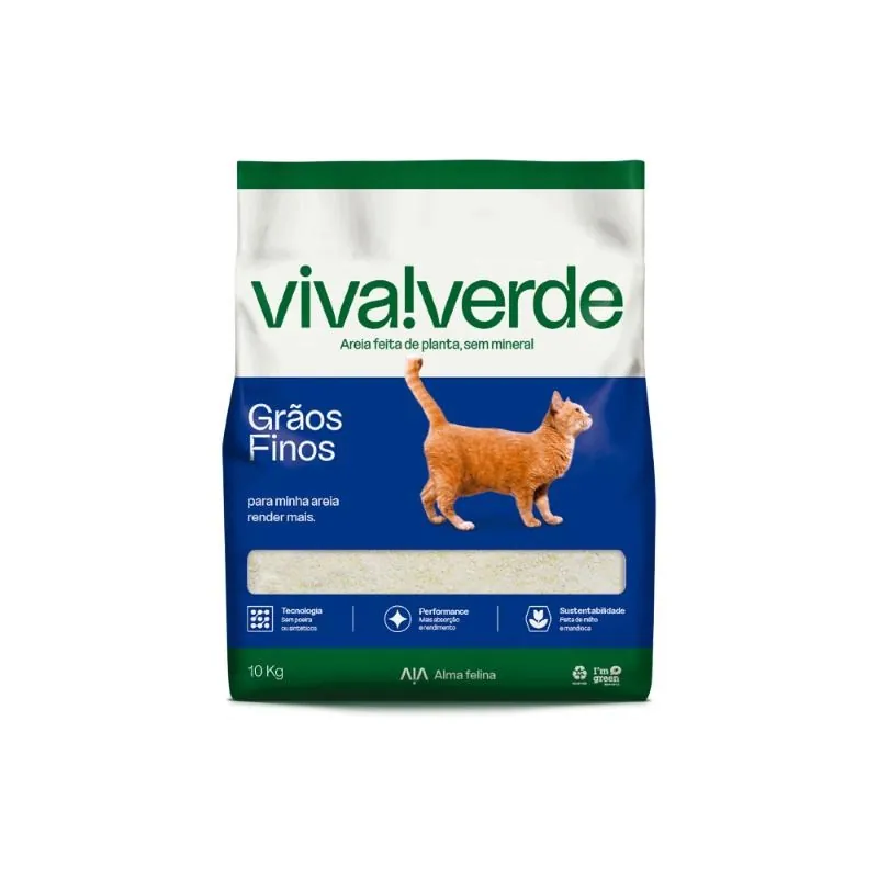 Viva Verde - Arena Ecologica Super Premium Granos Finos