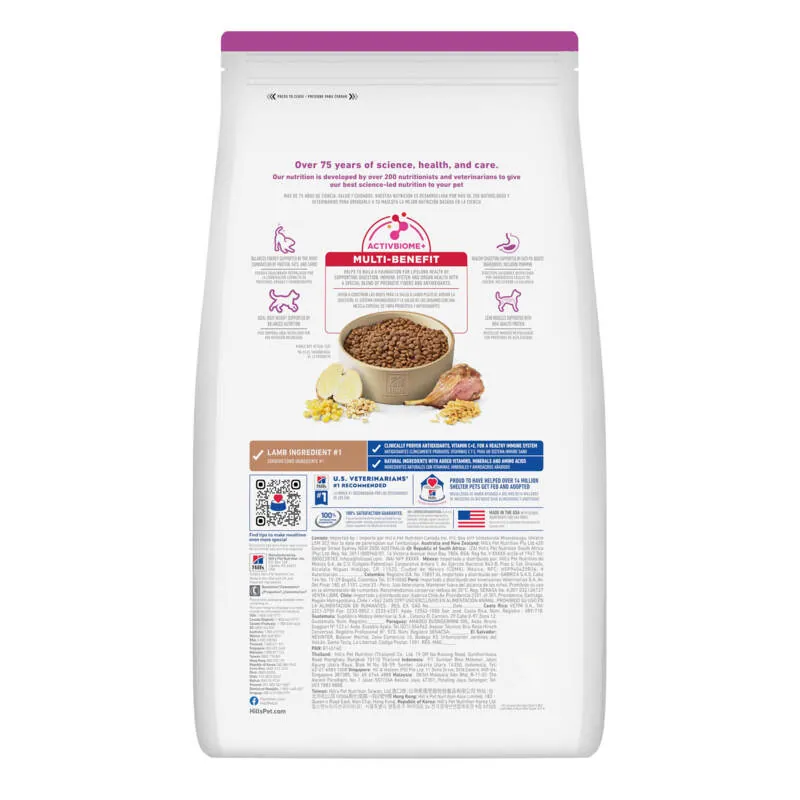 Hills Sd - Small & Mini Alimento Perro Adulto Raza Pequeña Sabor Cordero