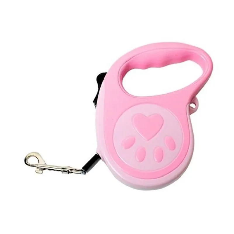 Paw Day - correa retractil 5m con luz led