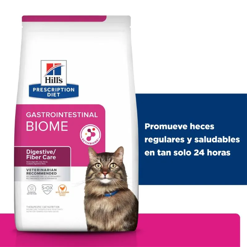 Hills Pd-Gastrointestinal Biome Alimento Saludable Gato Sabor Pollo