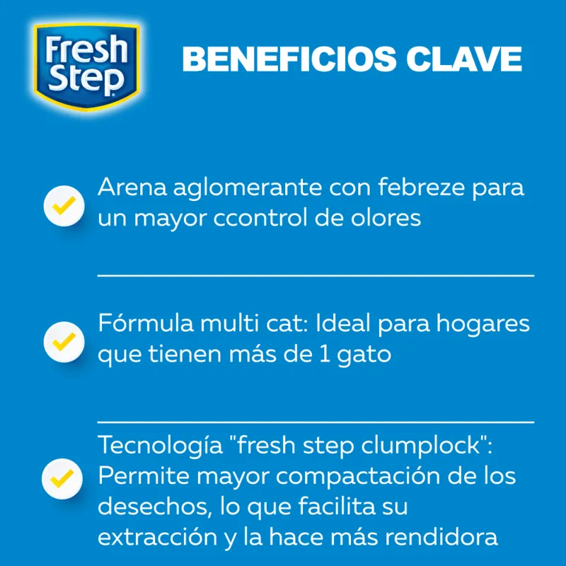 Fresh Step - Arena Multi Cat con Frebreze