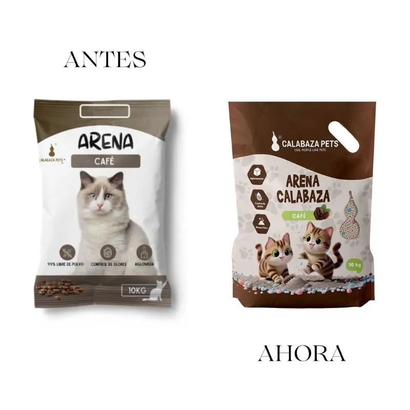 Calabaza Pets - Arena para Gatos Aroma Café