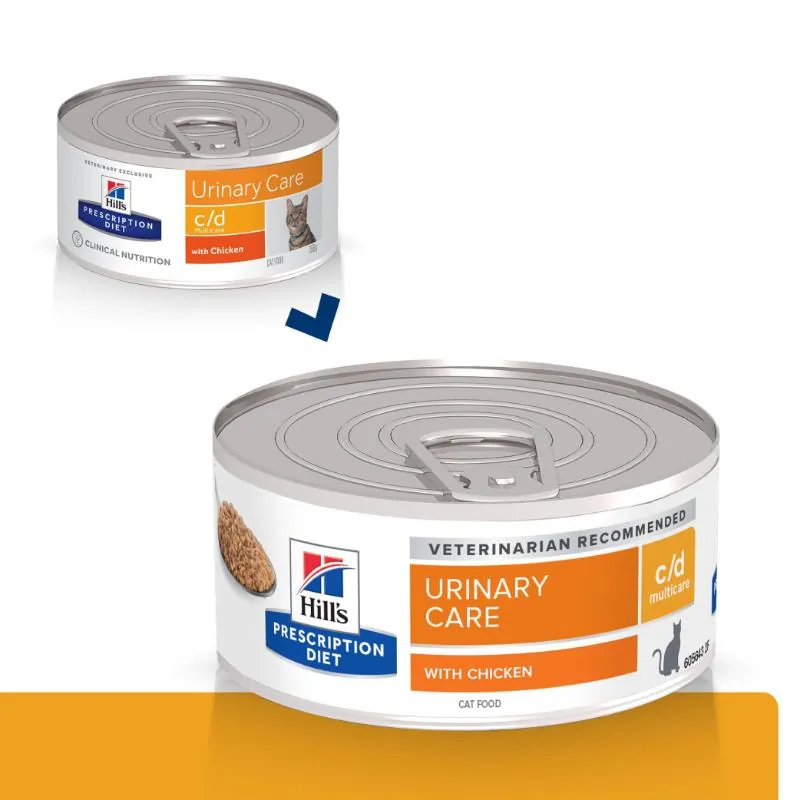 Hills Pd-C/D Multicare Alimento Húmedo Gato Urinario Sabor Pollo