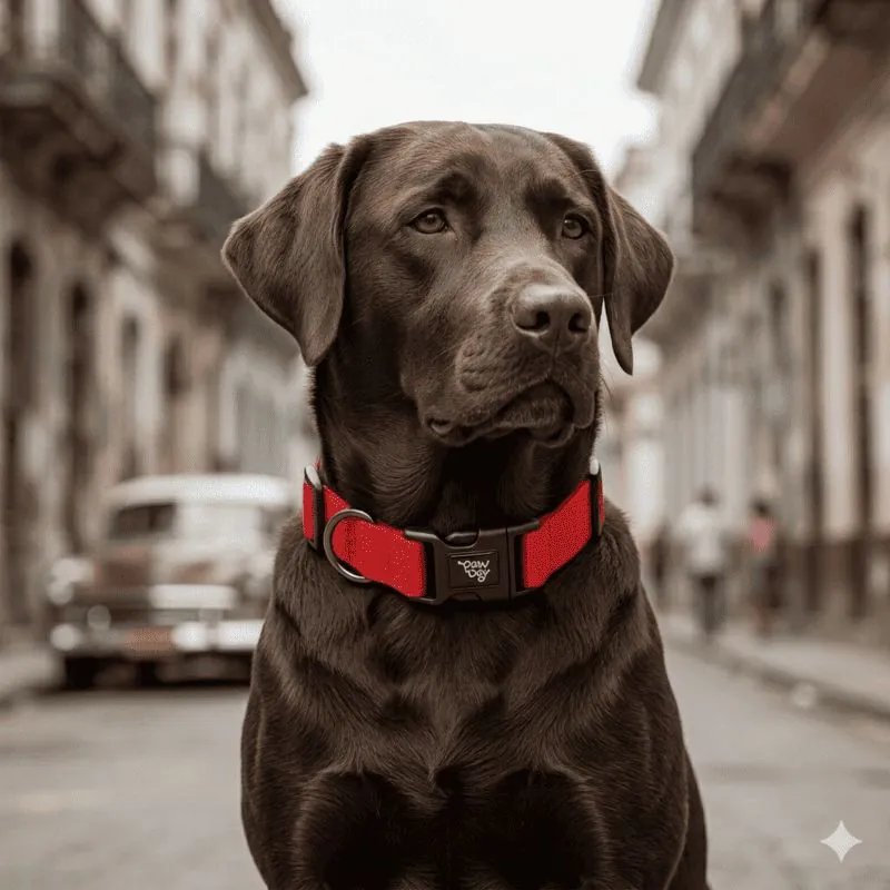 Paw Day - Collar Essential Naranja - Menta