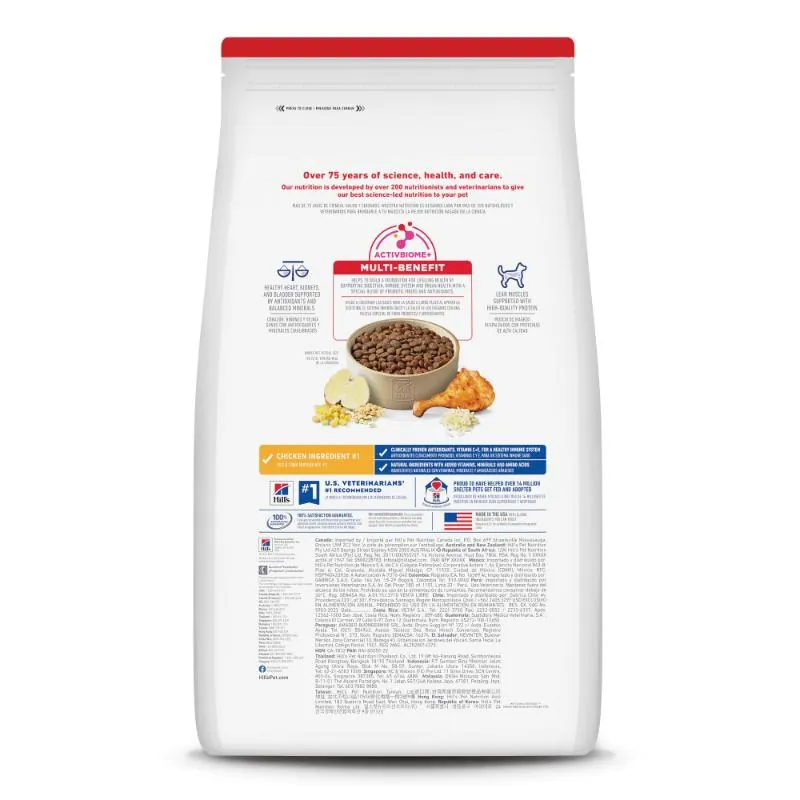 Hills Sd - Adult 7+ Alimento Saludable Perro Senior Sabor Pollo