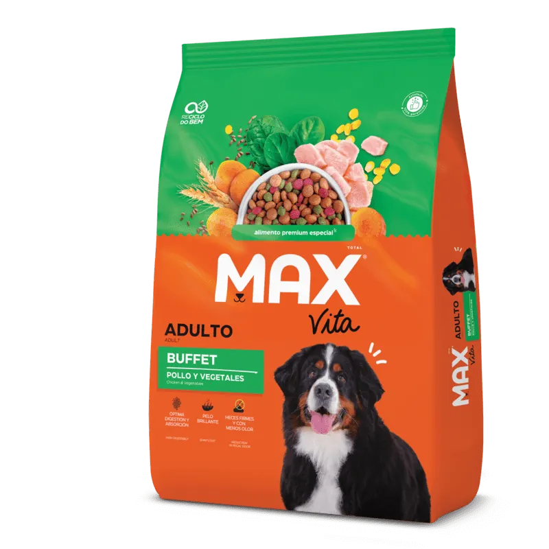 Max Vita - Alimento Perro Adulto Pollo y Vegetales