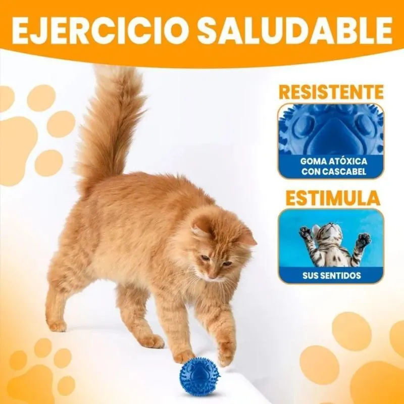 Paw Day - Pelota Interactiva Cascabel Gato