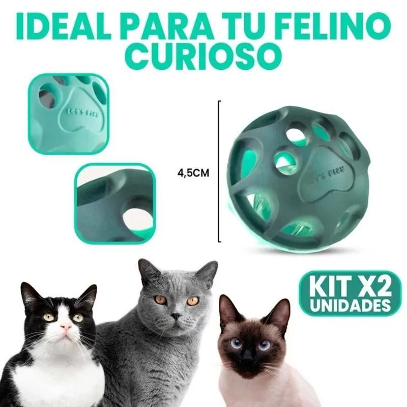Paw Day - Combo Duo Pelotas Luz Gato