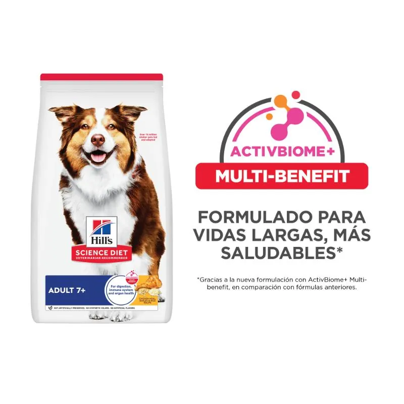 Hills Sd - Adult 7+ Alimento Saludable Perro Senior Sabor Pollo