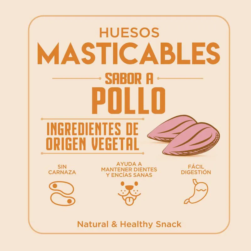 Besties - Huesos Masticables Mini Sabor Pollo