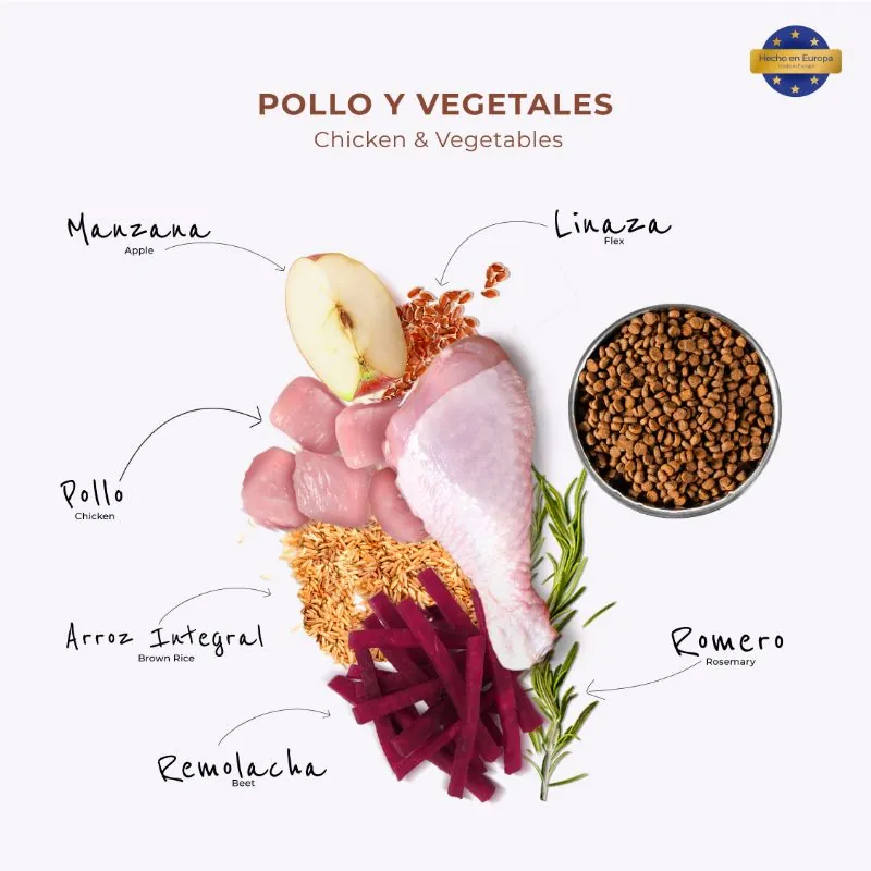 True Nature - Alimento Perros Adultos Razas Medianas y Grandes Pollo Vegetales