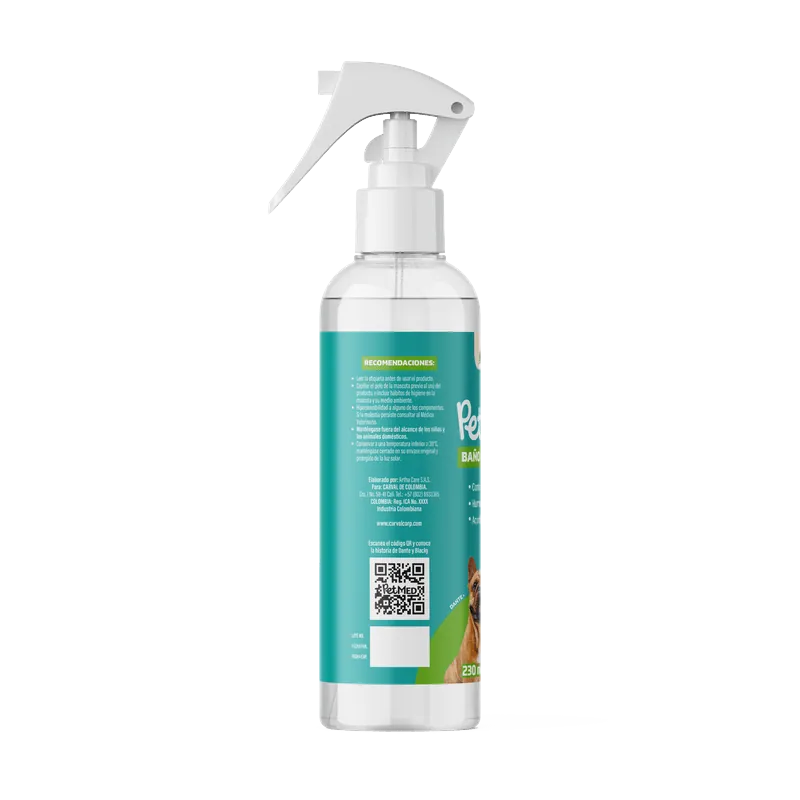 PETMED -Baño seco 3 en 1