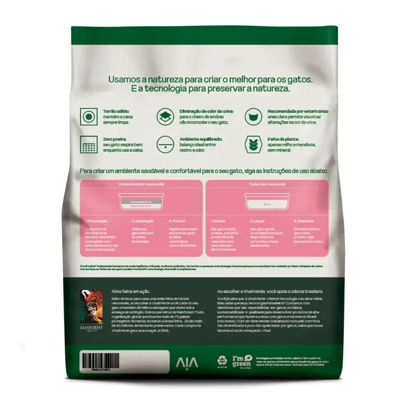 Viva Verde - Arena Ecológica Super Premium Granos Mixtos