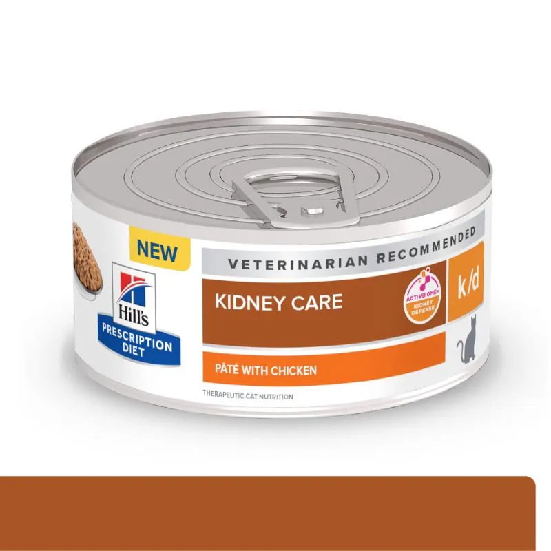 Hills Pd - K/D Alimento, Húmedo Gato Cuidado Renal Sabor Pollo