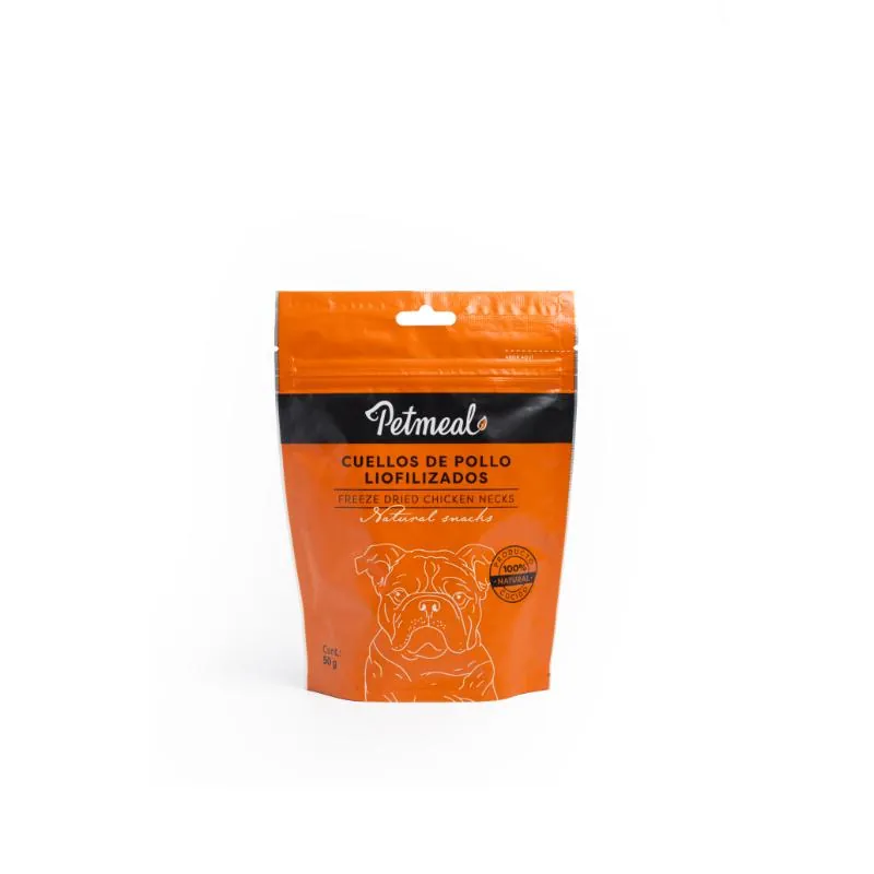 Petmeal Snack Liofilizado para Perros - Cuellos de Pollo