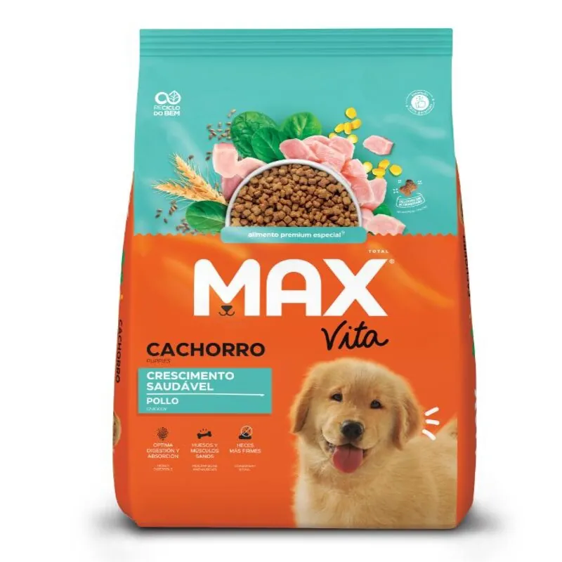 Max Vita - Alimento Perro Cachorro Crecimiento Saludable Pollo
