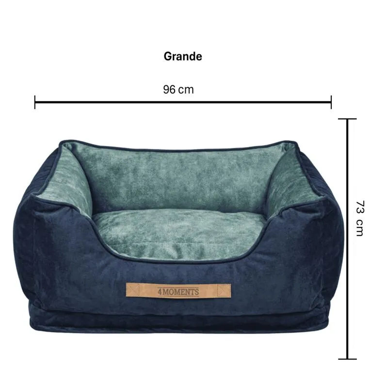 4 Moments - Cama Premium Tela Azul 90x65x32 cm