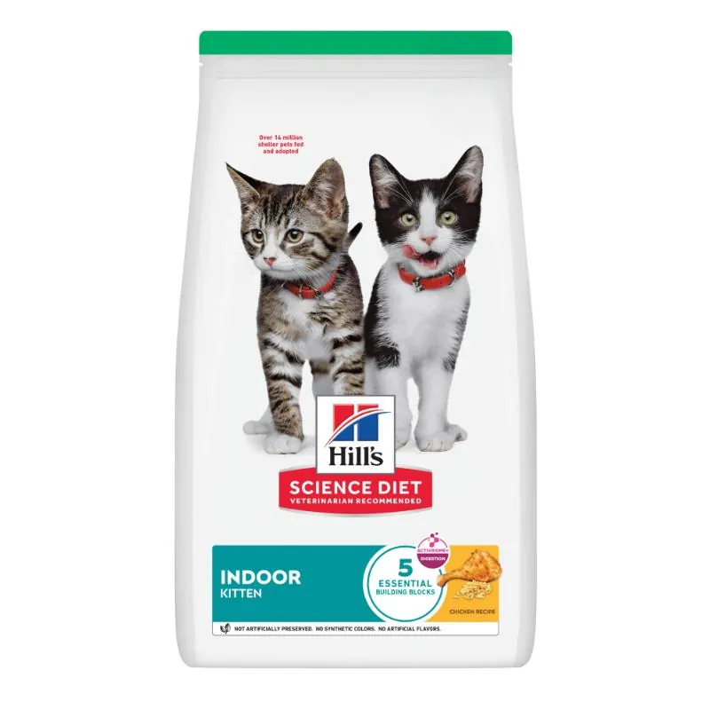 Hills Sd - Kitten Indoor Alimento Saludable Gatito Interior Sabor Pollo
