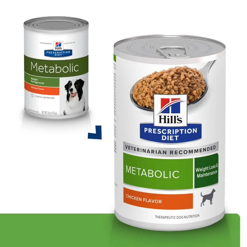 Hills Pd-Metabolic Alimento Húmedo Perro Mantenimiento Peso Sabor Pollo