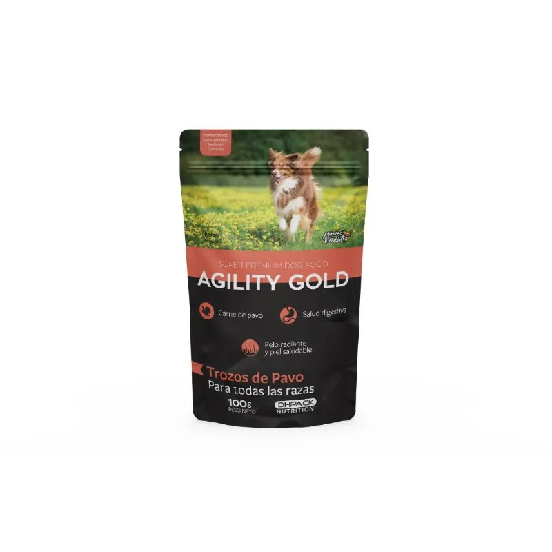 Agility Gold - Pouch Trozos De Pavo Adulto