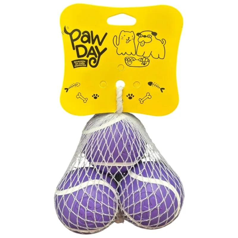 Paw Day - Combo Pelotas Tipo Tenis Interactivas para Snacks