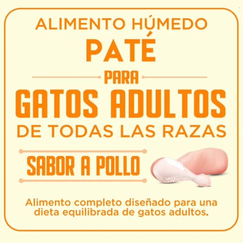Besties - Paté Alimento Húmedo Gatos Adultos Sabor Pollo