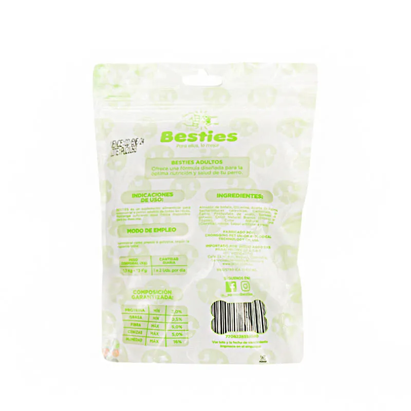 Besties - Huesos Masticables Mini Sabor Menta