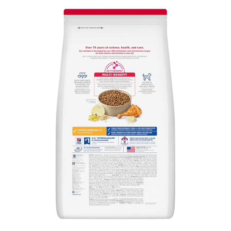 Hills Sd -7+ Small Bites Alimento Perro Adulto Pequeño Sabor Pollo