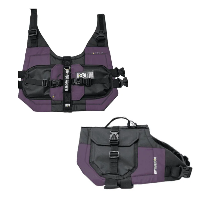 Dogerpilar - Chaleco Bolsillos Morado
