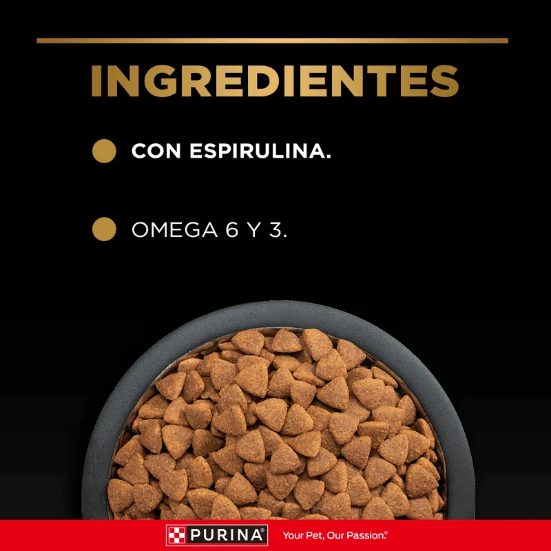 Pro Plan - Adultos razas medianas con OptiHealth Spirulina