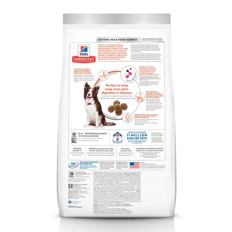 Hills Sd -Perfect Digestion Alimento Perro Adulto Digestivo Sabor Pollo