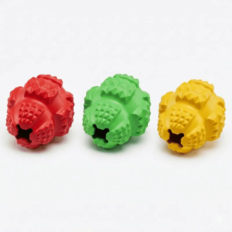 Ziggy - Juguete Globo Caucho Multicolor 8.5x7.4x7.4cm