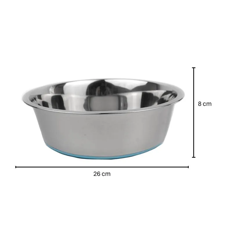 Paw Day - Plato Metalico Goma Antideslizantelizante 26 Cm