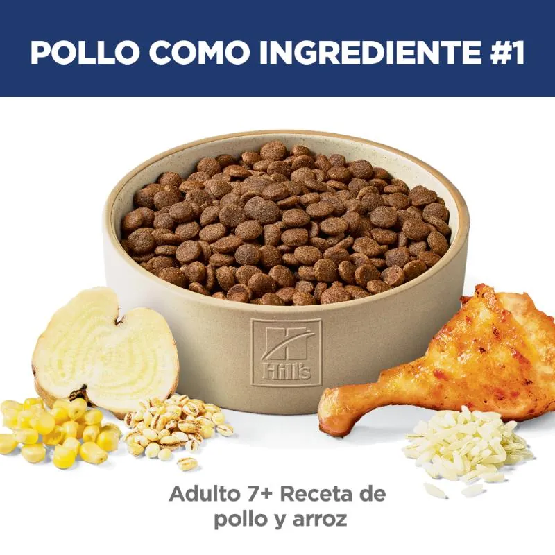 Hills Sd - Adult 7+ Alimento Saludable Perro Senior Sabor Pollo