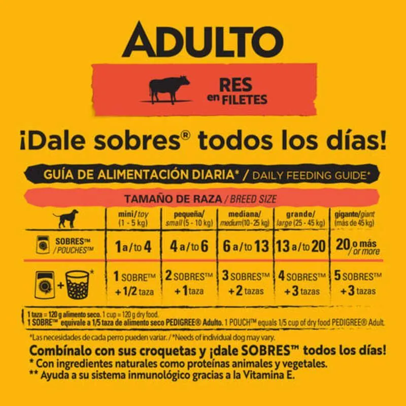 Pedigree - Alimento Humedo Perro Adulto Res